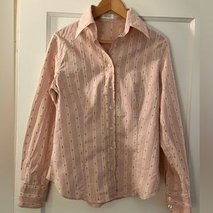 Barney’s NY embroidered cotton blouse